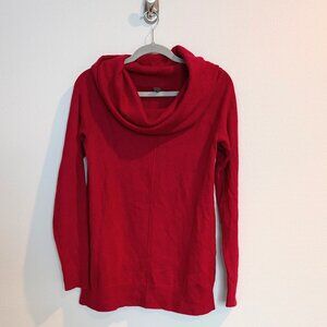 Tommy Bahama Cozy Red Cowl Neck Women's Sweater - M